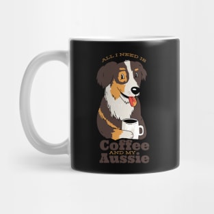 Coffee & my Aussiedoddle Mug